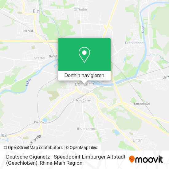 Deutsche Giganetz - Speedpoint Limburger Altstadt (Geschloßen) Karte