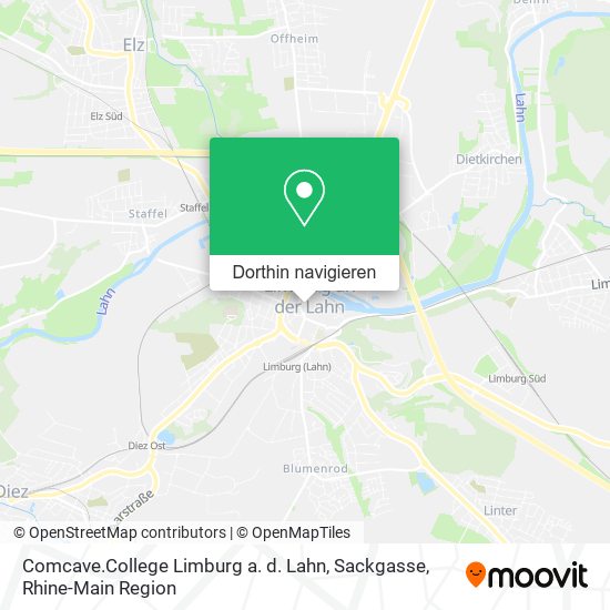 Comcave.College Limburg a. d. Lahn, Sackgasse Karte