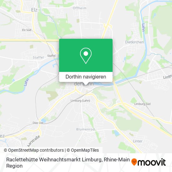 Raclettehütte Weihnachtsmarkt Limburg Karte