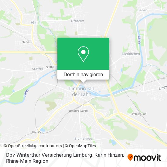 Dbv-Winterthur Versicherung Limburg, Karin Hinzen Karte