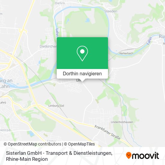 Sisterlan GmbH - Transport & Dienstleistungen Karte