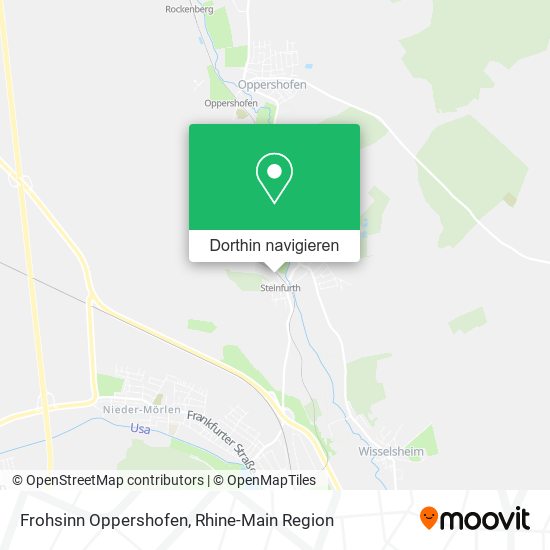 Frohsinn Oppershofen Karte