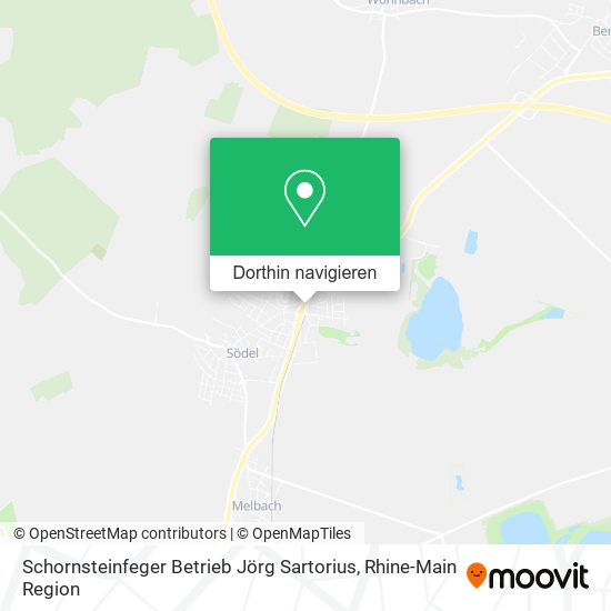 Schornsteinfeger Betrieb Jörg Sartorius Karte