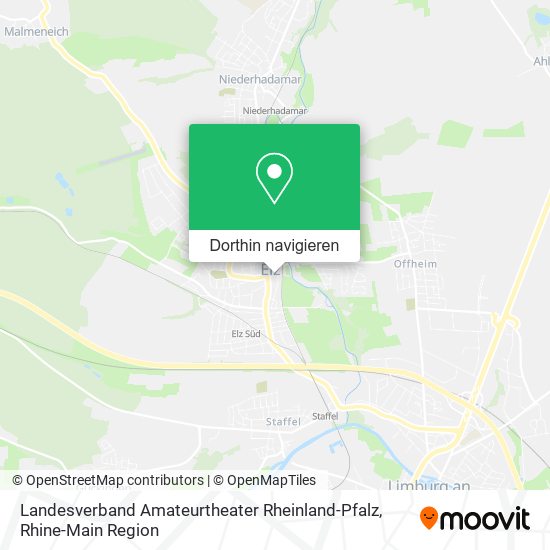 Landesverband Amateurtheater Rheinland-Pfalz Karte
