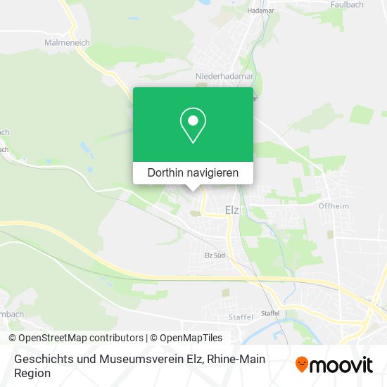 Geschichts und Museumsverein Elz Karte