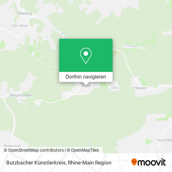 Butzbacher Künstlerkreis Karte