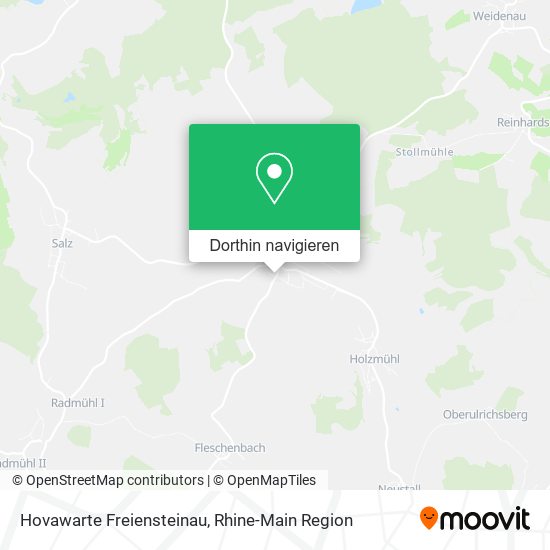 Hovawarte Freiensteinau Karte