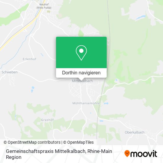 Gemeinschaftspraxis Mittelkalbach Karte