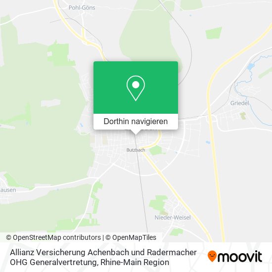 Allianz Versicherung Achenbach und Radermacher OHG Generalvertretung Karte