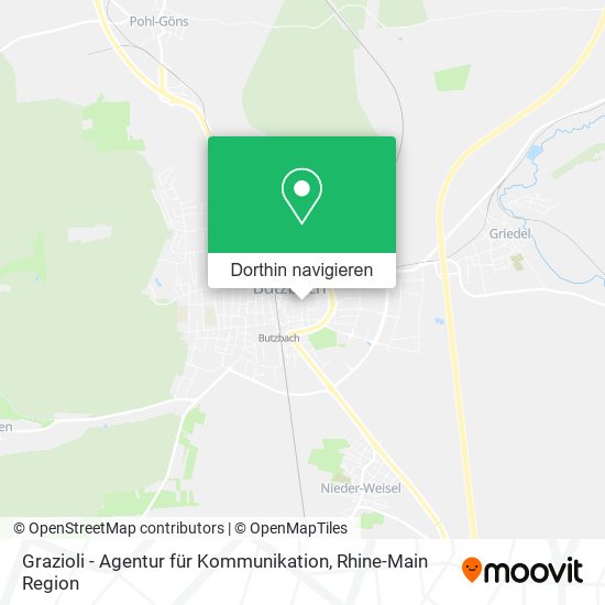 Grazioli - Agentur für Kommunikation Karte