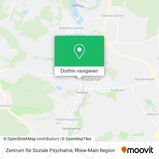 Zentrum für Soziale Psychatrie Karte