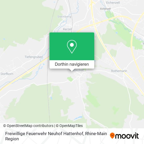 Freiwillige Feuerwehr Neuhof Hattenhof Karte