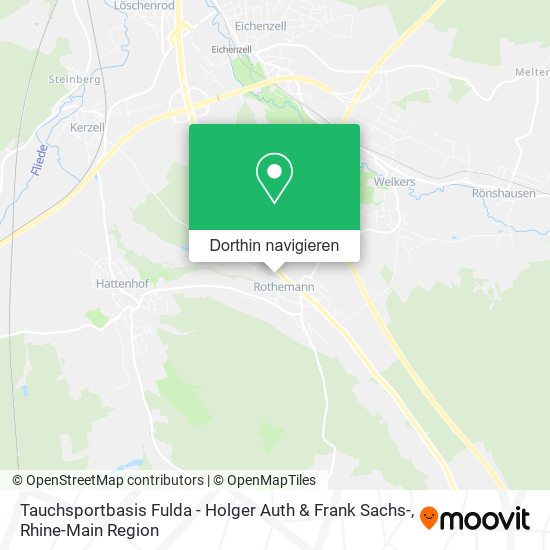 Tauchsportbasis Fulda - Holger Auth & Frank Sachs- Karte