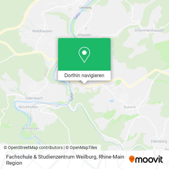 Fachschule & Studienzentrum Weilburg Karte