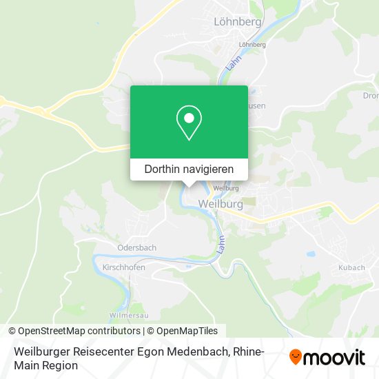 Weilburger Reisecenter Egon Medenbach Karte