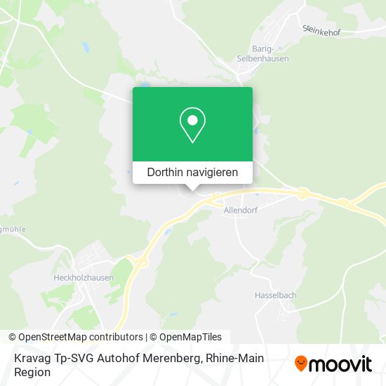 Kravag Tp-SVG Autohof Merenberg Karte