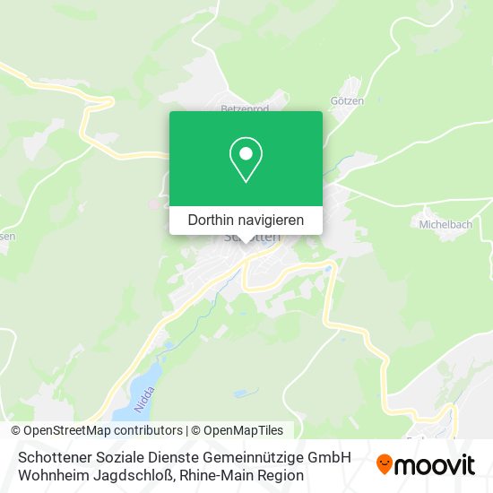 Schottener Soziale Dienste Gemeinnützige GmbH Wohnheim Jagdschloß Karte