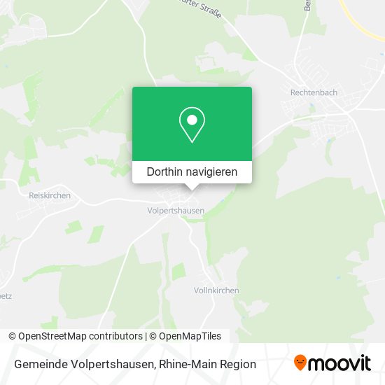 Gemeinde Volpertshausen Karte