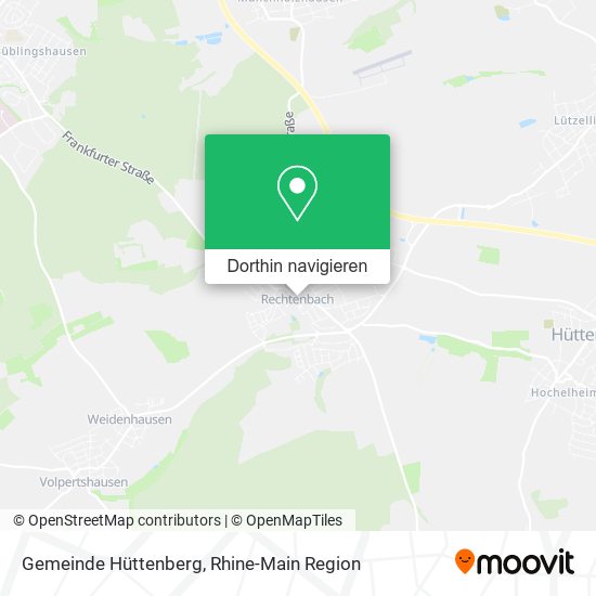 Gemeinde Hüttenberg Karte