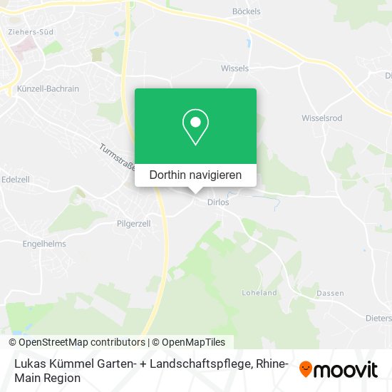 Lukas Kümmel Garten- + Landschaftspflege Karte