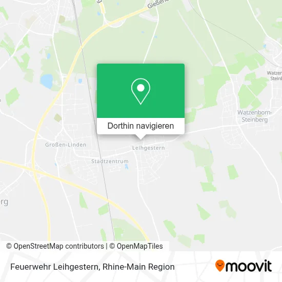 Feuerwehr Leihgestern Karte
