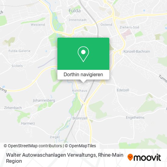 Walter Autowaschanlagen Verwaltungs Karte
