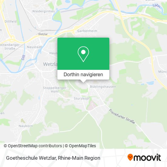 Goetheschule Wetzlar Karte