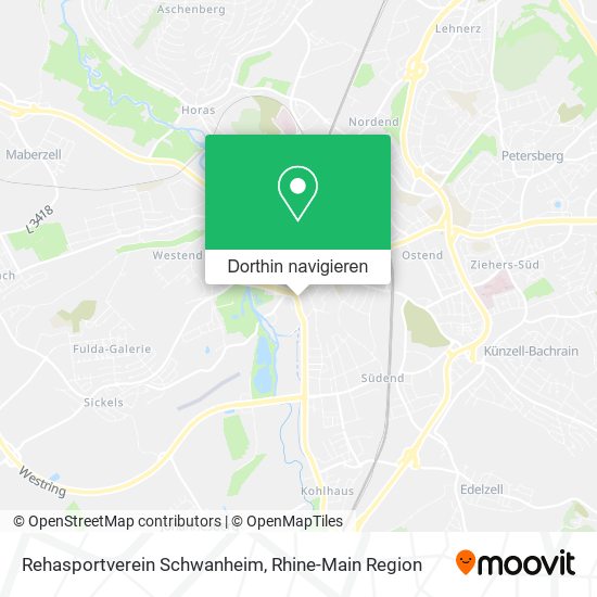 Rehasportverein Schwanheim Karte