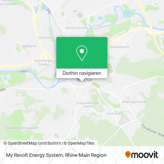 My Revolt Energy System Karte