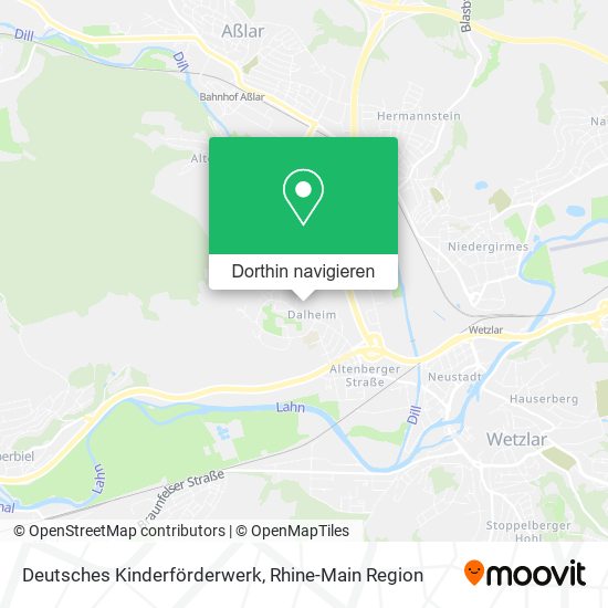 Deutsches Kinderförderwerk Karte
