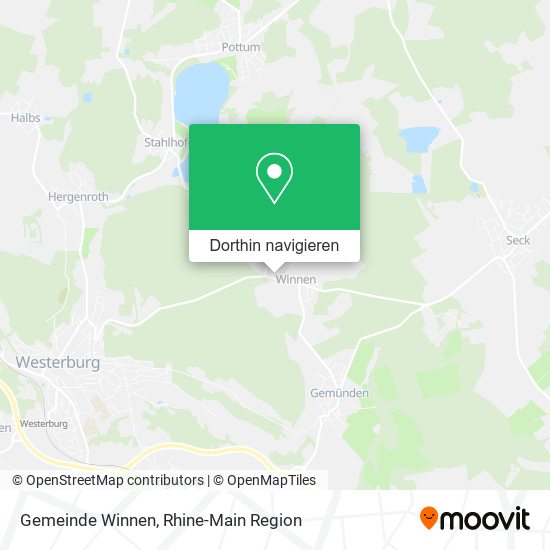 Gemeinde Winnen Karte