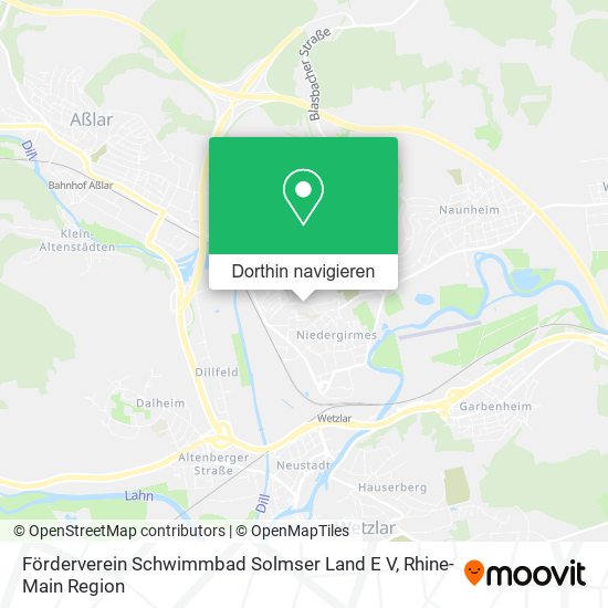 Förderverein Schwimmbad Solmser Land E V Karte