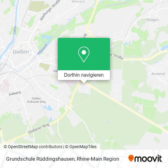 Grundschule Rüddingshausen Karte