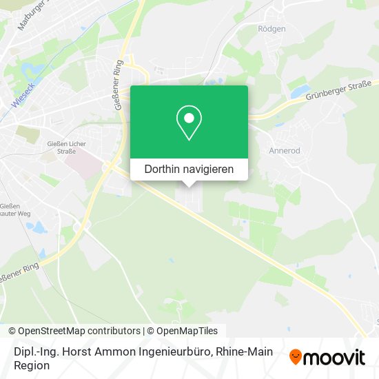 Dipl.-Ing. Horst Ammon Ingenieurbüro Karte