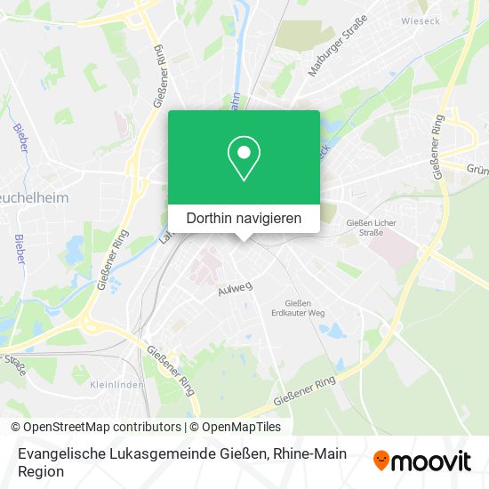 Evangelische Lukasgemeinde Gießen Karte