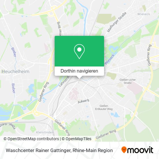 Waschcenter Rainer Gattinger Karte