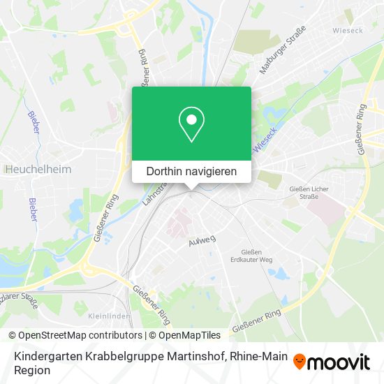 Kindergarten Krabbelgruppe Martinshof Karte