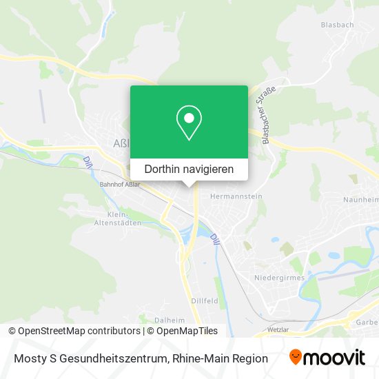 Mosty S Gesundheitszentrum Karte