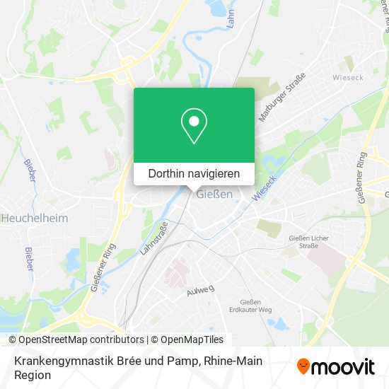 Krankengymnastik Brée und Pamp Karte