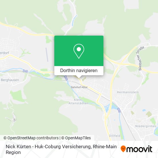 Nick Kürten - Huk-Coburg Versicherung Karte