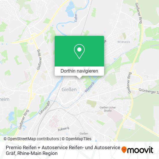 Premio Reifen + Autoservice Reifen- und Autoservice Gräf Karte