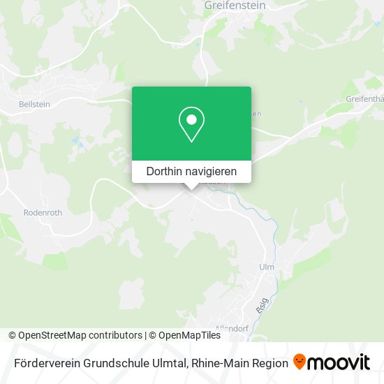 Förderverein Grundschule Ulmtal Karte