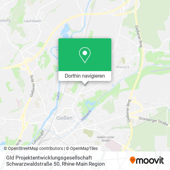 Gld Projektentwicklungsgesellschaft Schwarzwaldstraße 50 Karte