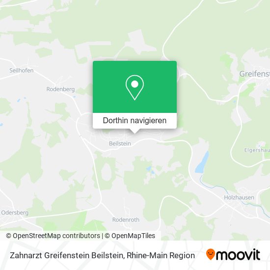 Zahnarzt Greifenstein Beilstein Karte