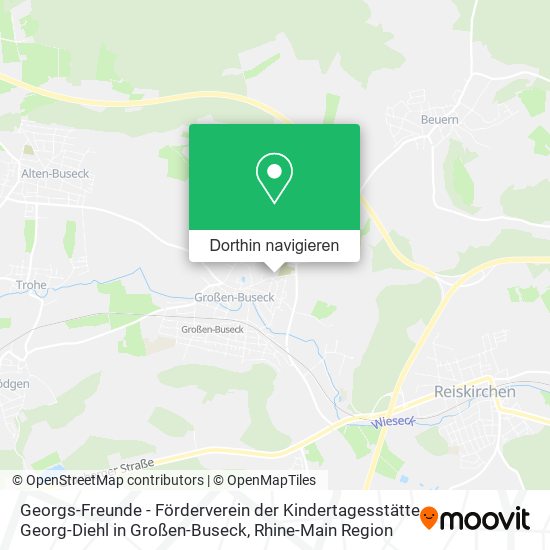 Georgs-Freunde - Förderverein der Kindertagesstätte Georg-Diehl in Großen-Buseck Karte
