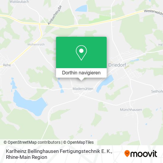 Karlheinz Bellinghausen Fertigungstechnik E. K. Karte
