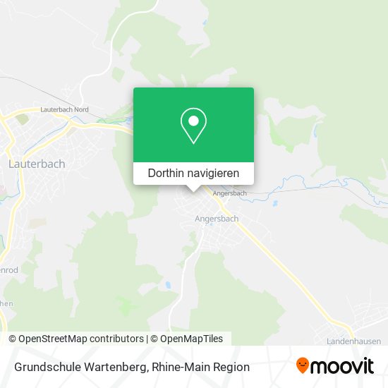 Grundschule Wartenberg Karte