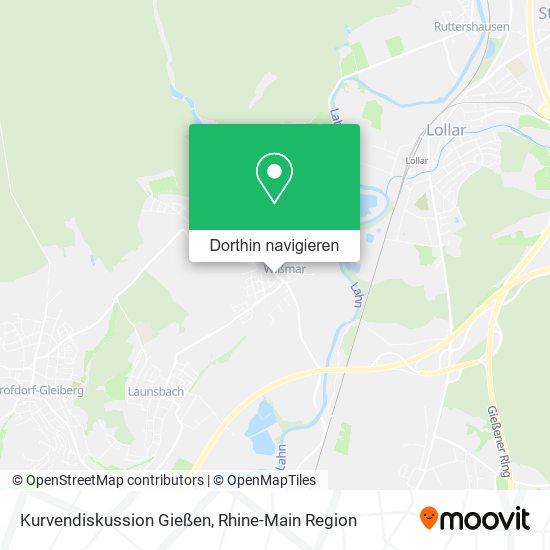 Kurvendiskussion Gießen Karte