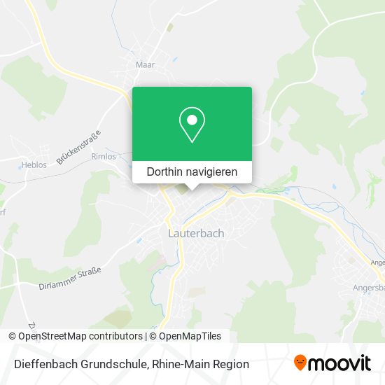 Dieffenbach Grundschule Karte