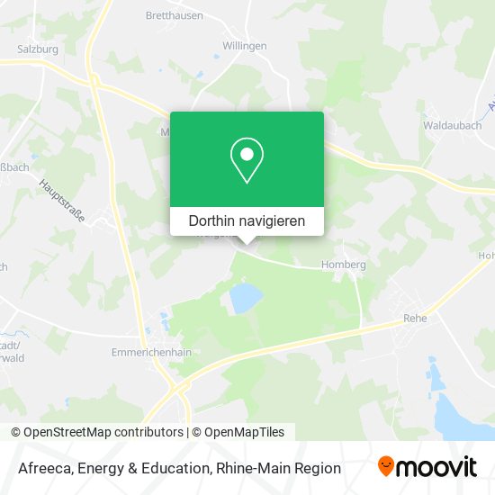 Afreeca, Energy & Education Karte